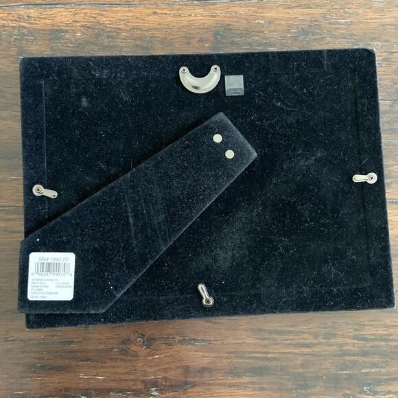 Hallmark Silver Double Photo Frame Wedding Rhinestone Hearts Two 5x7 - Picture 7 of 10